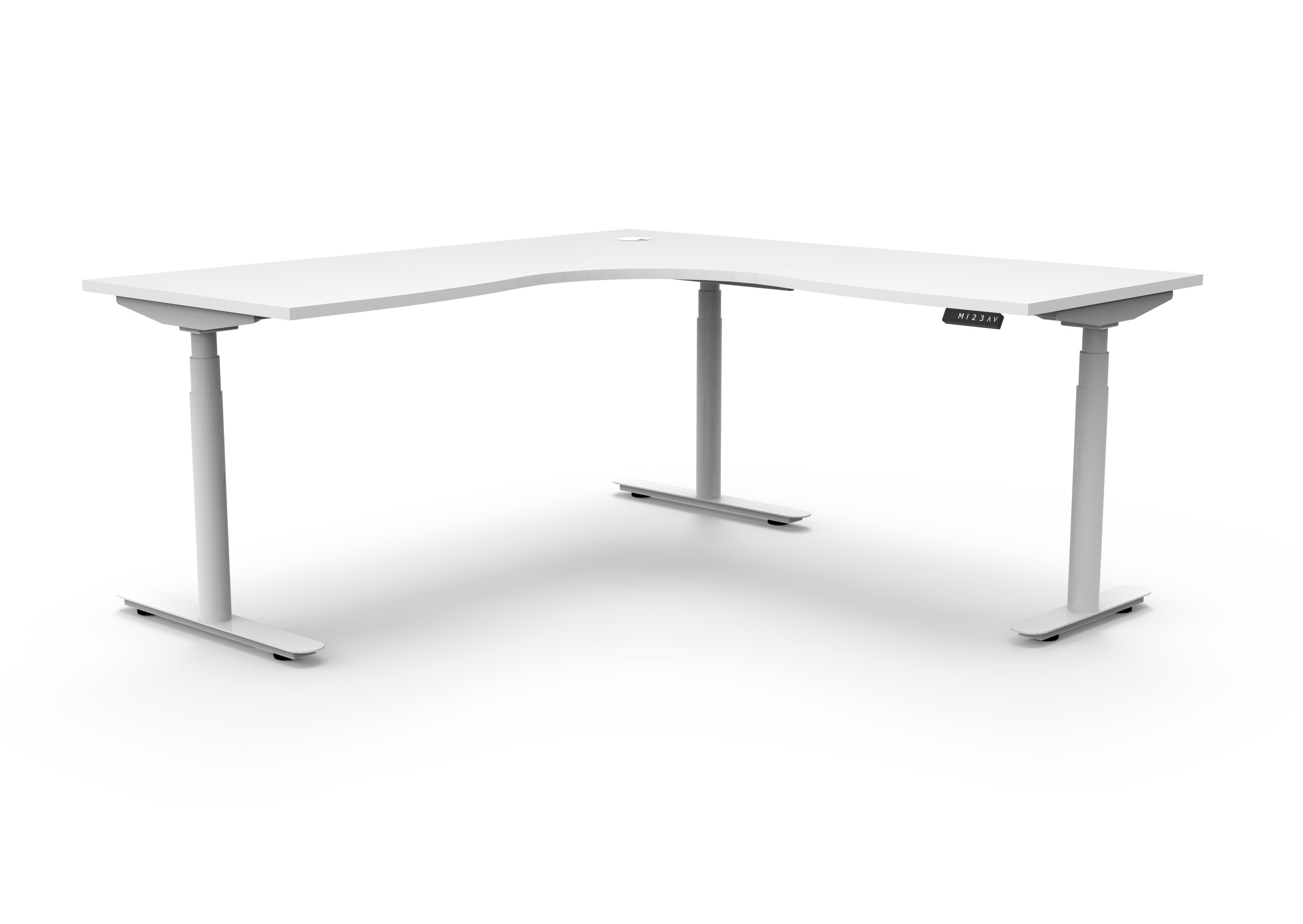 Halo+ Height Adjustable Corner Desk